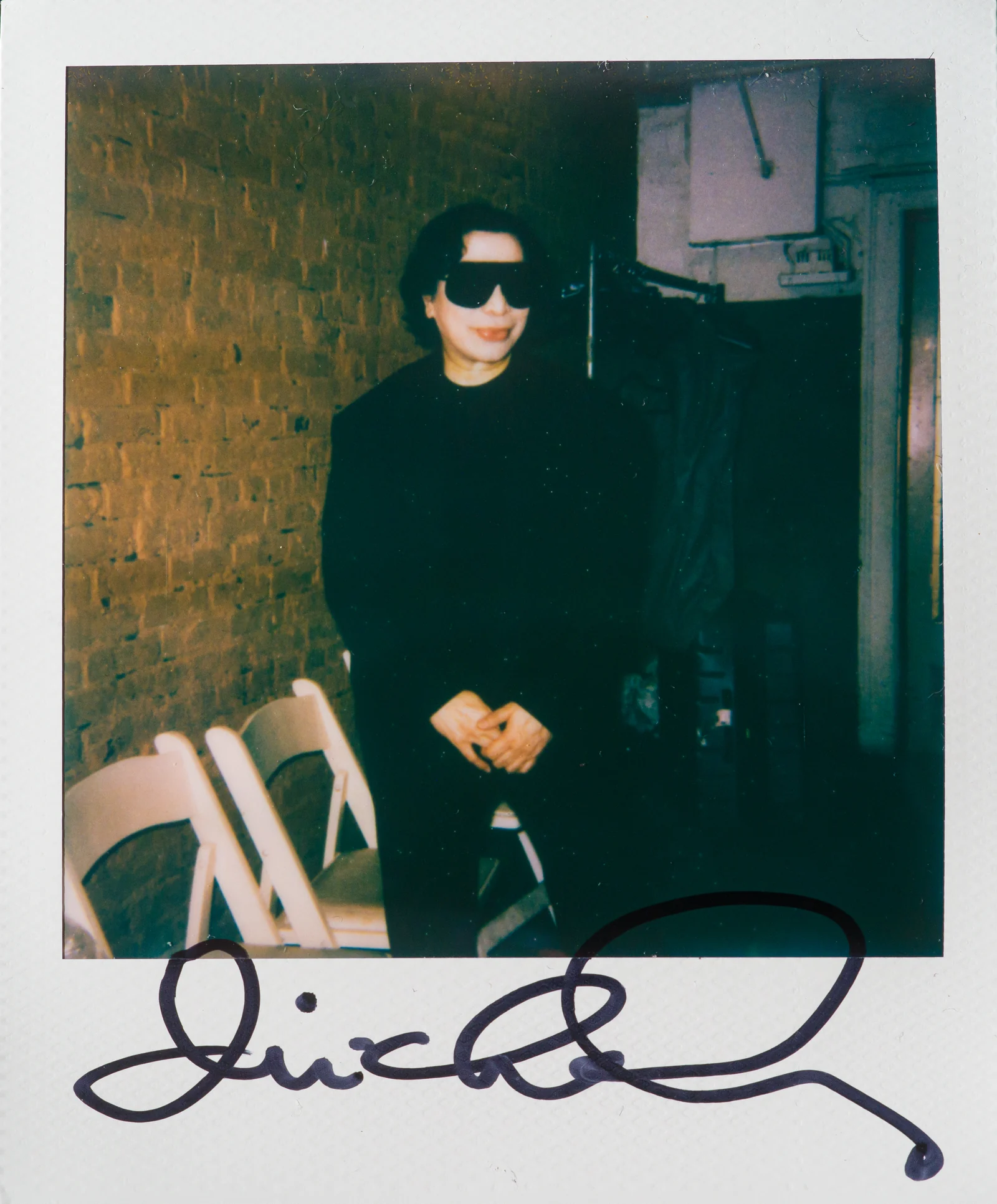 NYFW Polaroids — A signed instant-film portrait