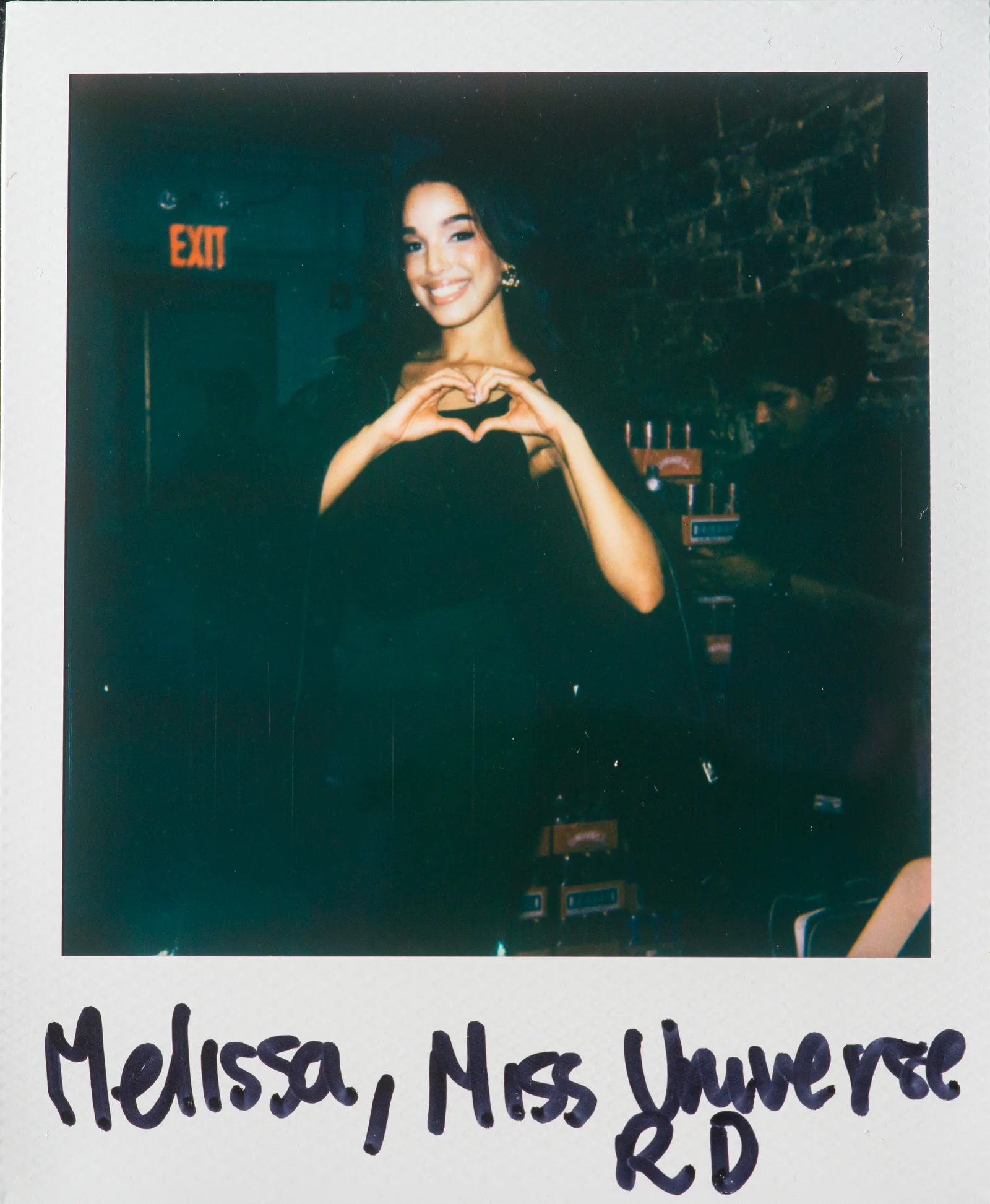 NYFW Polaroids — A signed instant-film portrait