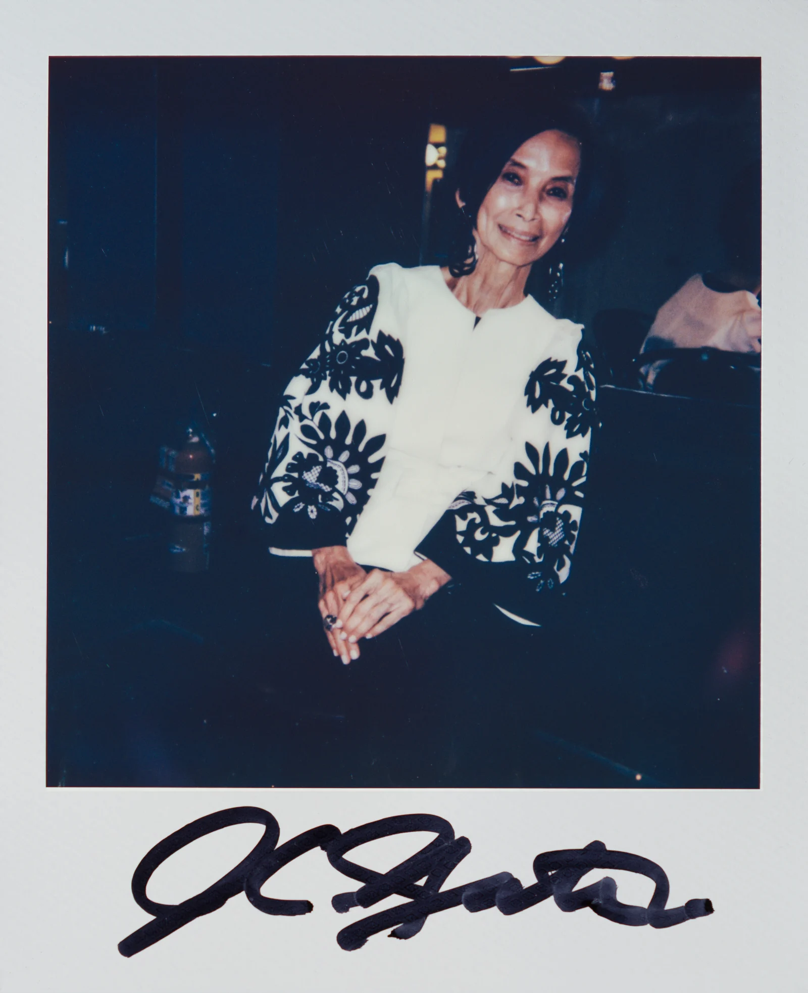October Polaroids — A signed instant-film portrait