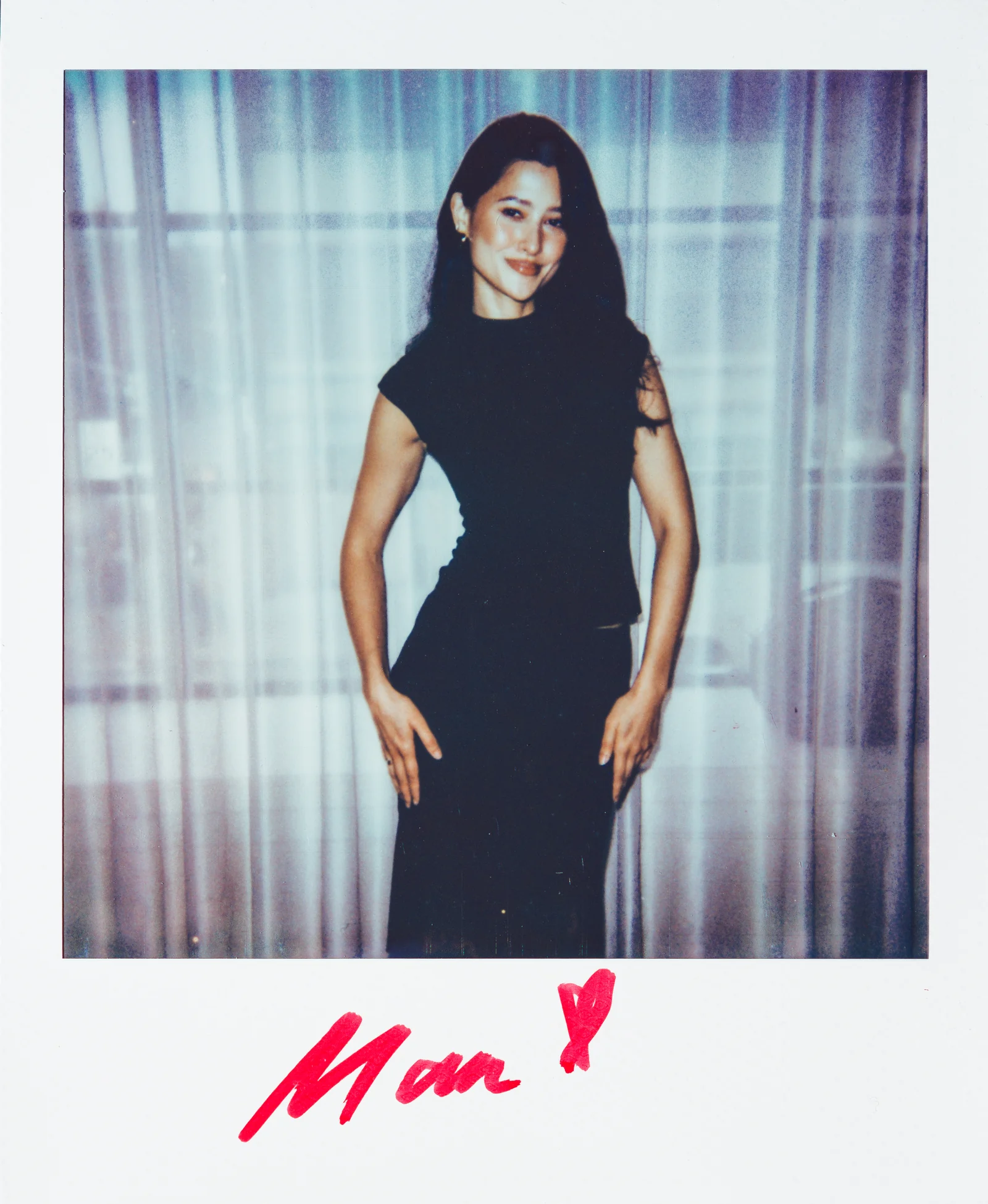 October Polaroids — A signed instant-film portrait